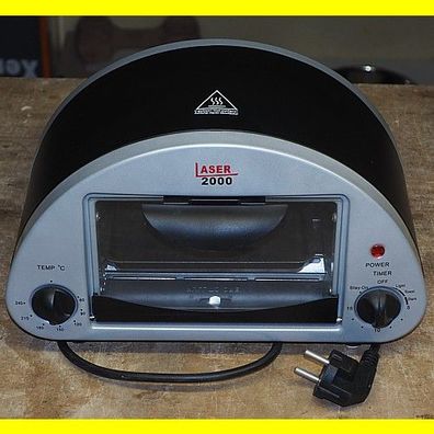 Mini - Sandwichtoaster Laser 2000 für 1 Sandwich / Timer + Temperatureinstellung