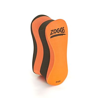 Zoggs Pull Buoy small für das Schwimmtraining (schwarz/ orange)