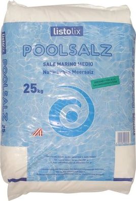 Listolix Poolsalz (Meersalz) 25 kg