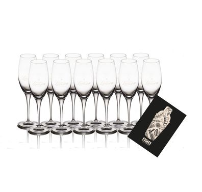 Lanson Champagner 12er Set Glas Champagne Gläser