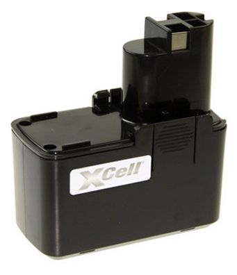 2x XCell Werkzeugakku für Bosch Ni-MH 9,6V / 3000mAh L-Form