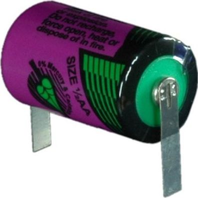 Tadiran Lithium 3,6V Batterie SL 750/ T 1/2AA - Zelle LF U-Form