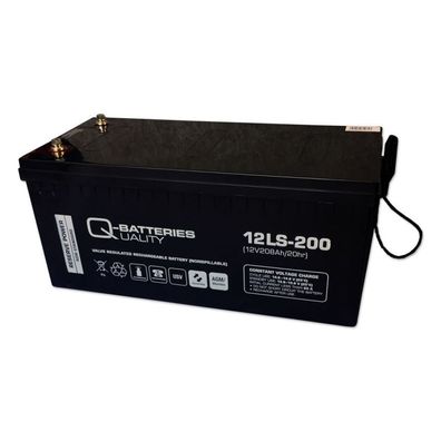 Q-Batteries 12LS-200 / 12V - 208Ah Blei Akku Standard-Typ AGM VRLA 10 Jahres Typ