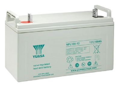 Yuasa Blei-Akku NPL100-12 Pb 12V / 100Ah 10-12 Jahresbatterie, M10