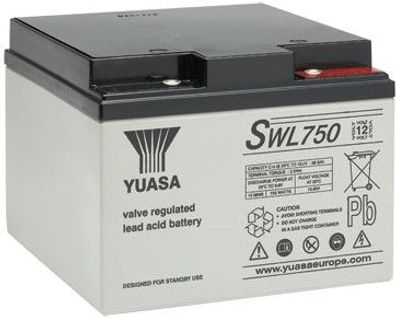 Yuasa Blei-Akku SWL750 Pb 12V / 25Ah 10-12 Jahresbatterie, M5 innen
