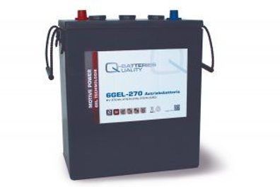 Q-Batteries 6GEL-270 Antriebsbatterie 6V 270Ah (5h) 310 Ah (20h) wartungsfreier ...