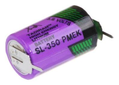 Tadiran Lithium 3,6V Batterie SL 350/ PR 1/2AA - Zelle 1/1 pin + / -