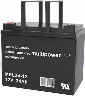 Multipower Blei-Akku MPL34-12 12V 34Ah Pb