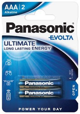 Panasonic AAA Micro Evolta Batterie 1,5V 2er Blister
