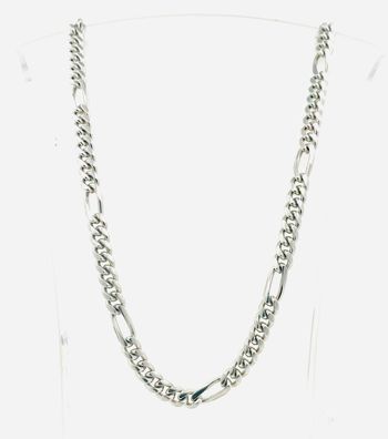 Figaro Herrenkette Halskette Massiv 60 cm Silber