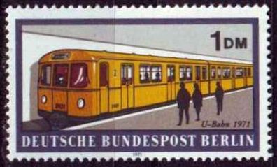 Germany BERLIN [1971] MiNr 0384 ( * */ mnh ) Eisenbahn