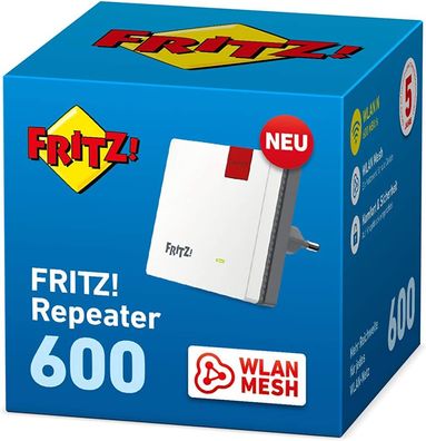 AVM FRITZ!WLAN Mesh Repeater WLAN 600 Mbit/ s Fritzbox WPS Signal Verstärker