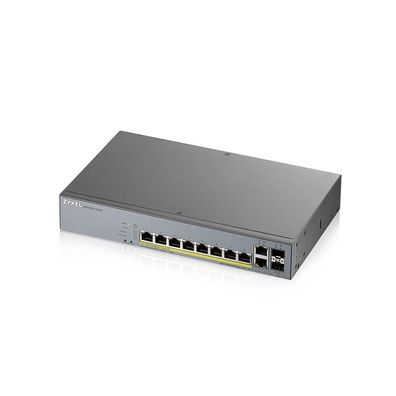 Zyxel Switch GS1350-12HP, 12x Gigabit PoE Ports, managed CCTV, long range, 130W