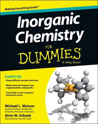Inorganic Chemistry FD (For Dummies), Michael Matson