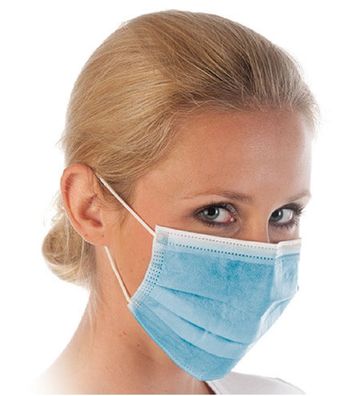 10x Mundschutz 3-lagig Atemschutz Gesicht OP Maske Hygienemaske Schutzmaske