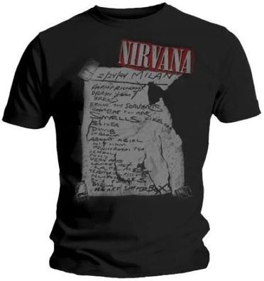 Nirvana - Milan Setlist T-Shirt (Unisex)
