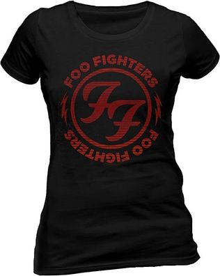 Foo Fighters - Logo Red Circle T-Shirt (Unisex)