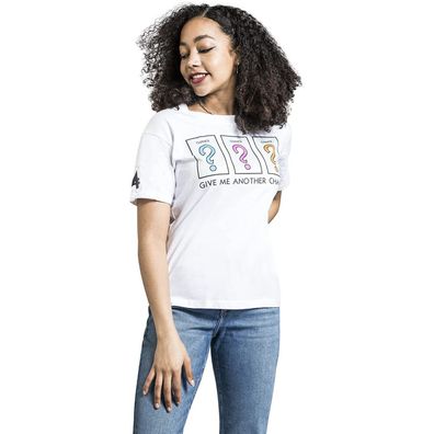 Difuzed - T-Shirt Damen - Monopoly »Give Me Another Chance« (weiß) Shirt white