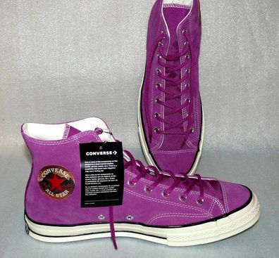 Converse 162369C Chuck 70 HI Canvas Schuhe Sneaker Boots 46,5 Icon Violet Egret