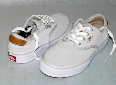 Vans Chima Ferguson PRO Y'S Suede Leder Schuhe Sneaker 31 UK13 LC485 Grau Weiß