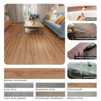 Homebase Vinylboden Laminat Dielen Back Dry 5,57m² nur 8,95 €/ m² - kostenlose Muster