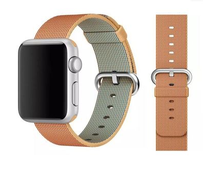 Original Apple Woven Nylon Armband 38/40/41mm MM9R2ZM/ A Gold/ Red