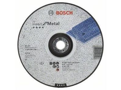Bosch Schruppscheibe gekröpft Expert for Metal A 30 T BF, 230 mm, 6,0 mm