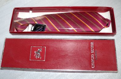 Giorgio Senior Designer Seiden Krawatte Business Krawatte Seide Mehrfarbig Nr.5