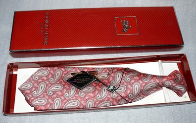 Giorgio Senior Designer Seidenkrawatte Business Krawatte Seide Rot Natur Nr.2