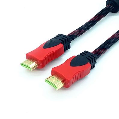 HDMI Kabel 3D 1080p 1.4 Geflochtene Standard Stecker Av HD 3D Für PS3 Xbox HDTV