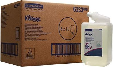 Kleenex® Waschlotion, Nachfüllung, 6 x 1 l, parfümfrei, farblos (6 l), Sie erhalte...
