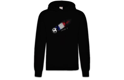 France Football Comet I Hoodie Kapuzenpullover französische Fahne Fußball Frankreich