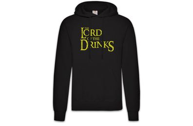 The Lord Of The Drinks Hoodie Kapuzenpullover Fun Rings Alkohol Betrunken Barkeeper