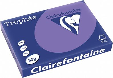 Clairefontaine Trophee Color 1897C Violett 80g/ m² DIN-A3 - 500 Blatt
