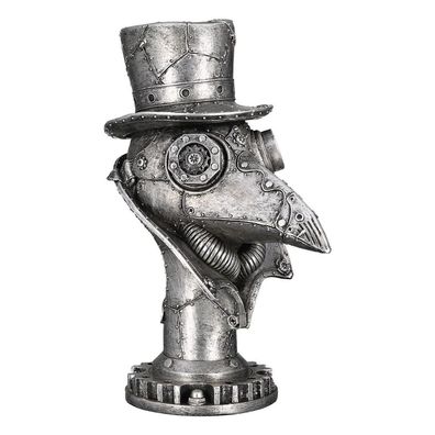 Gilde 89296 Steampunk Figur Krähe mit Hut 23cm Crow Dekoration