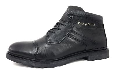 Bugatti Vittore Herrenschuhe Stiefeletten Stiefel Schwarz Freizeit