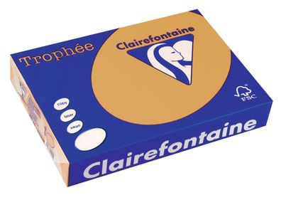 Clairefontaine Trophee Color 1102C Camel 160g/ m² DIN-A4 - 250 Blatt