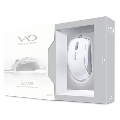 VAD Design USB Maus Mouse Laser 2000dpi Ergonomisch für PC MAC OS iMAC MacBook