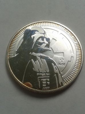2$ 2017 Niue Darth Vader Krieg der Sterne star wars 1 Unze Silber 2 Dollars 2017 Niue