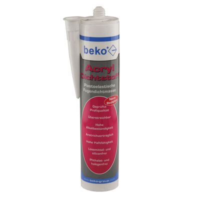 beko Acryl Dichtstoff 310 ml Farbton: Weiß