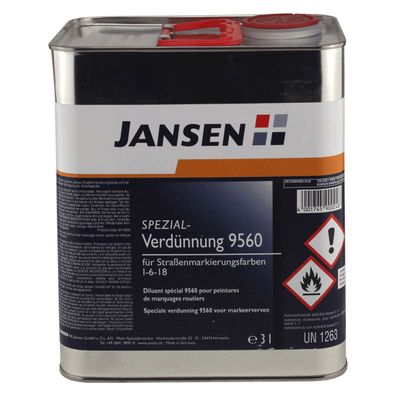 Jansen Spezial-Verdünner 9560 für Straßenmarkierungsfarben