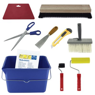 Tapezier-Komplett-Set Variante: Profi Set (10-teilig)