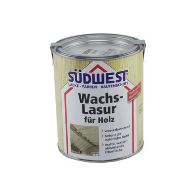 Südwest Wachs-Lasur Holzlasur Inhalt:0,75 Liter Farbton: Farblos