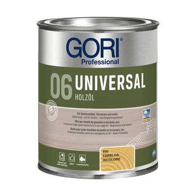Gori 06 Universal Holzöl Inhalt:2,5 Liter Farbton: Farblos