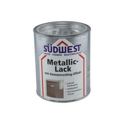 Südwest Metallic-Lack mit hochglänzenden Hammerschlag-Effekt Inhalt:0,75 Liter