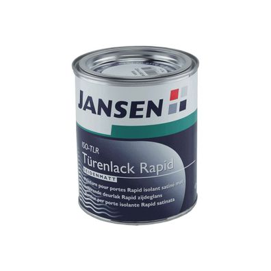 Jansen ISO-TLR Türenlack Rapid Airless seidenmatt Inhalt:0,75 Liter