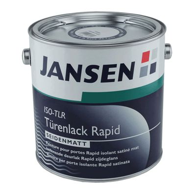 Jansen ISO-TLR Türenlack Rapid Airless seidenmatt Inhalt:2,5 Liter