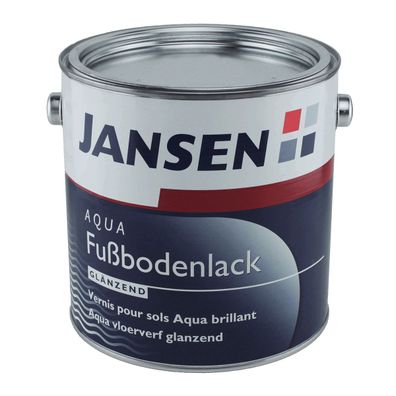 Jansen Aqua Fußbodenlack Inhalt:2,5 Liter Farbton: Braun