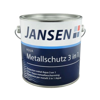 Jansen Aqua Metallschutz 3 in 1 Inhalt:2,5 Liter Farbton: Weiß
