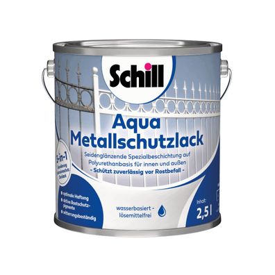 Schill Aqua Metallschutz 3 in 1 Inhalt:2,5 Liter Farbton: Weiß